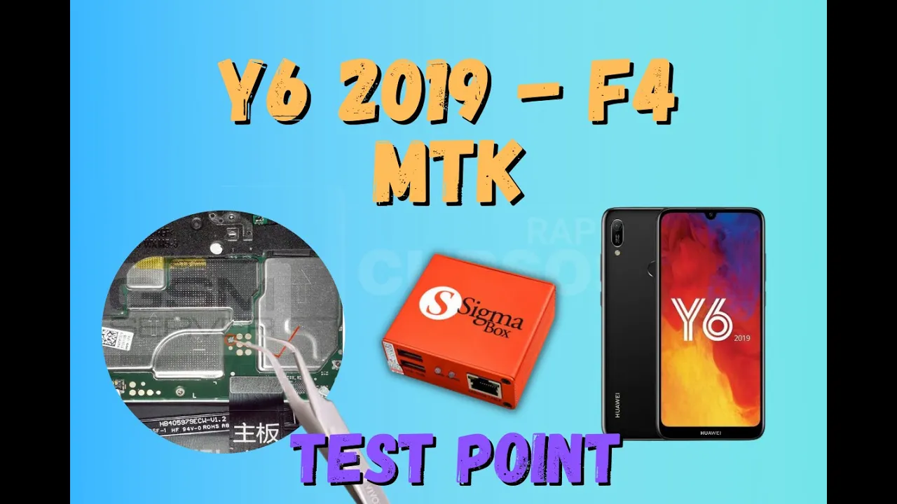 Manual repair Y6 2019 MTK con TestPoint con sigma