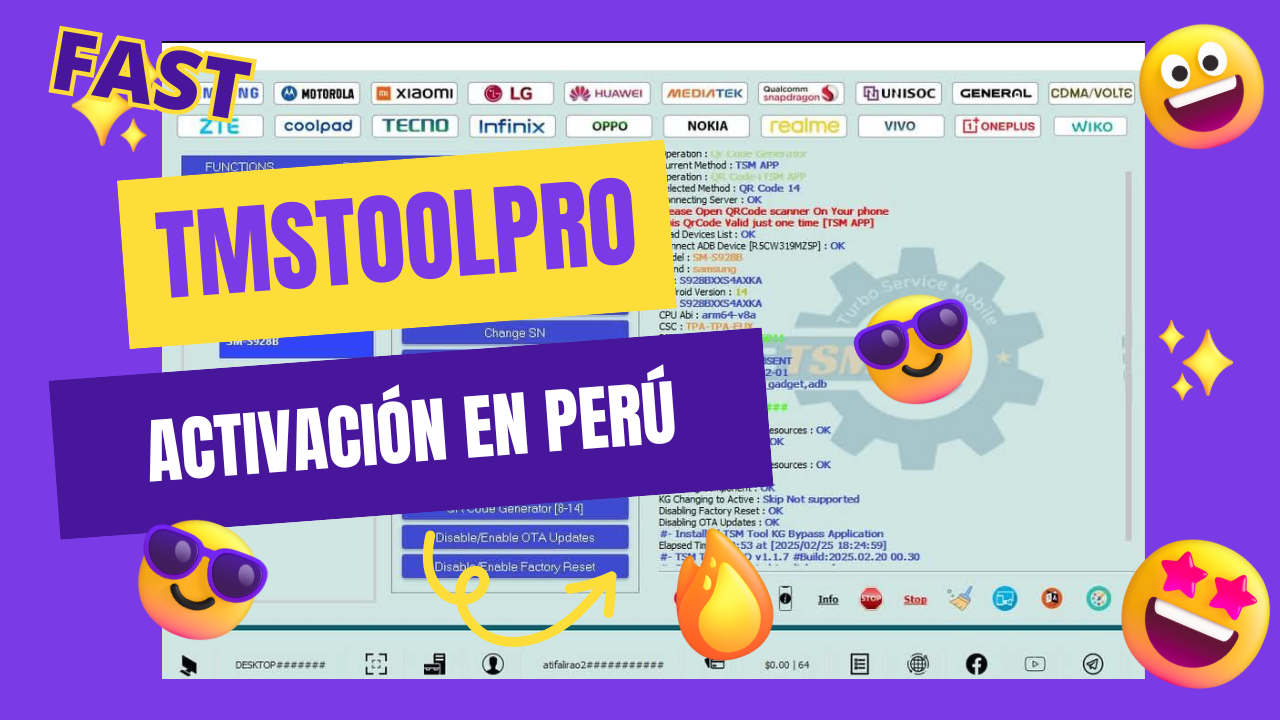 Activación TSMTool en Perú 🛠